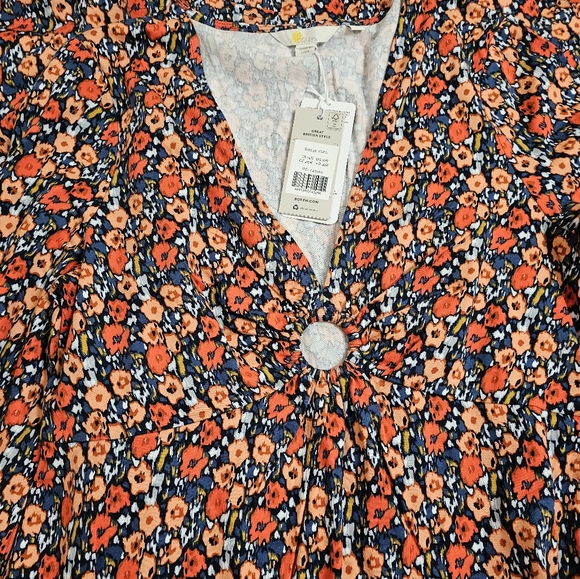 Boden Keyhole Jersey Maxi Dress Sz 10 - Picture 7 of 9